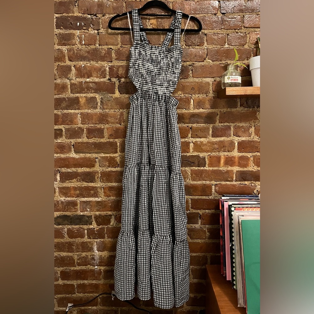 Gingham Maxi Dress